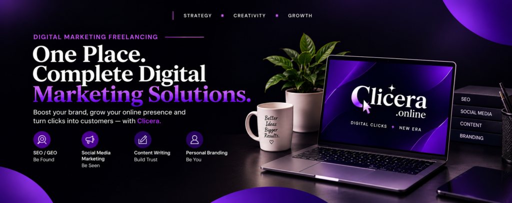 clicera digital marketing hero scene