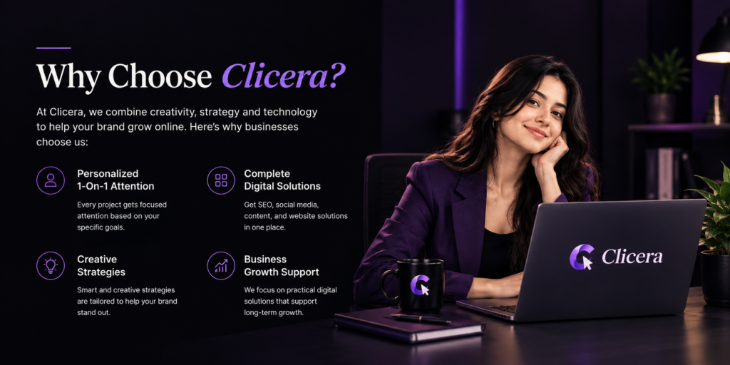 premium clicera digital agency hero